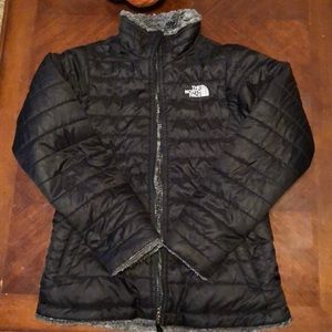 North Face Girls Reversible Coat